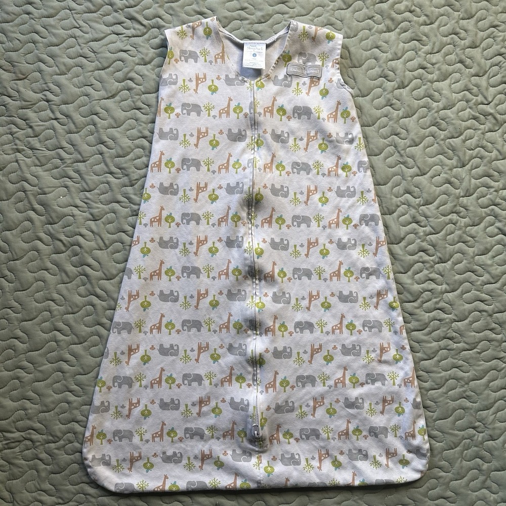Halo Baby Cotton Sleep Sack Size Large 12-18โ Months Elephant Giraffe